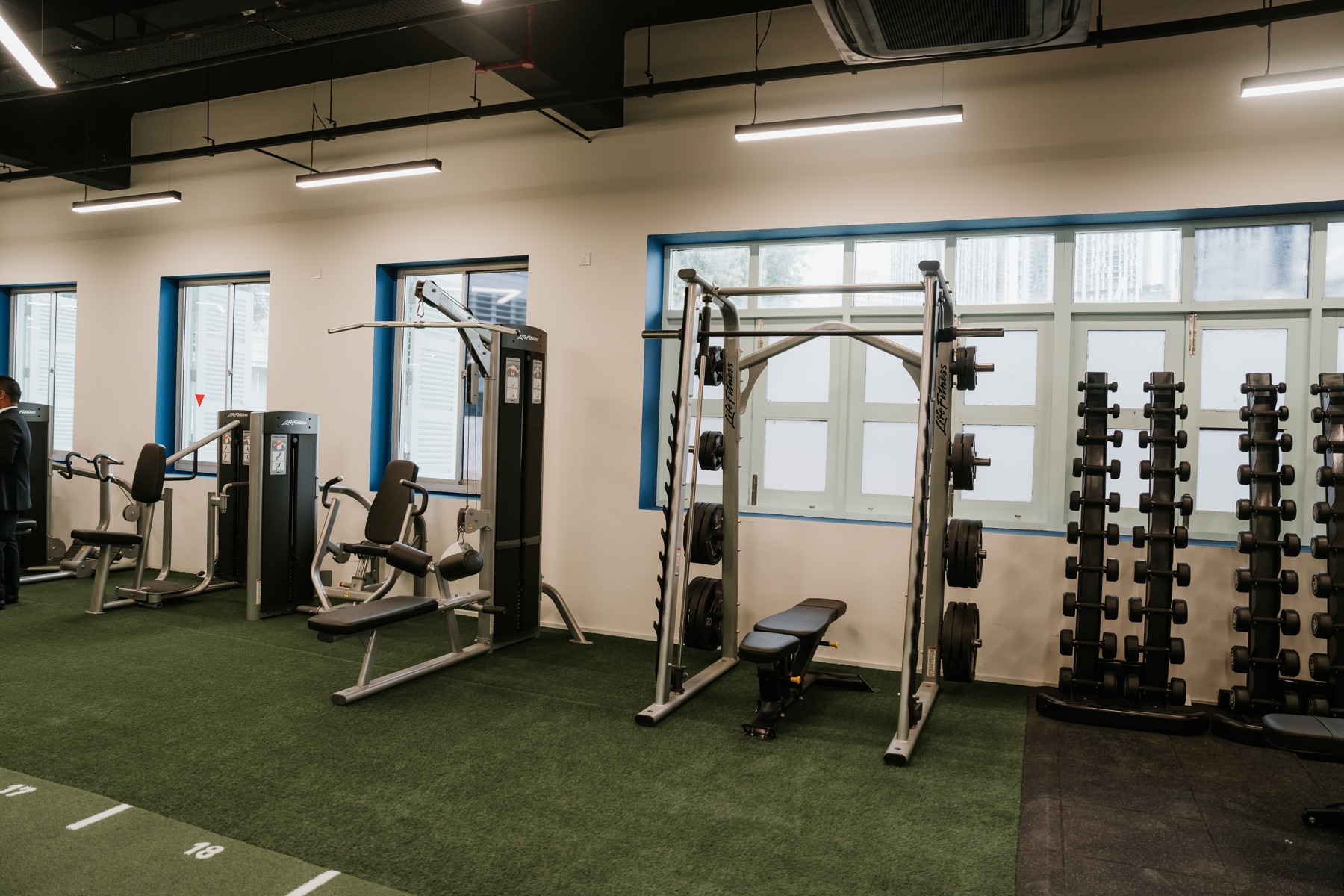 Cardio and machine zone at Horizon Wellness Club