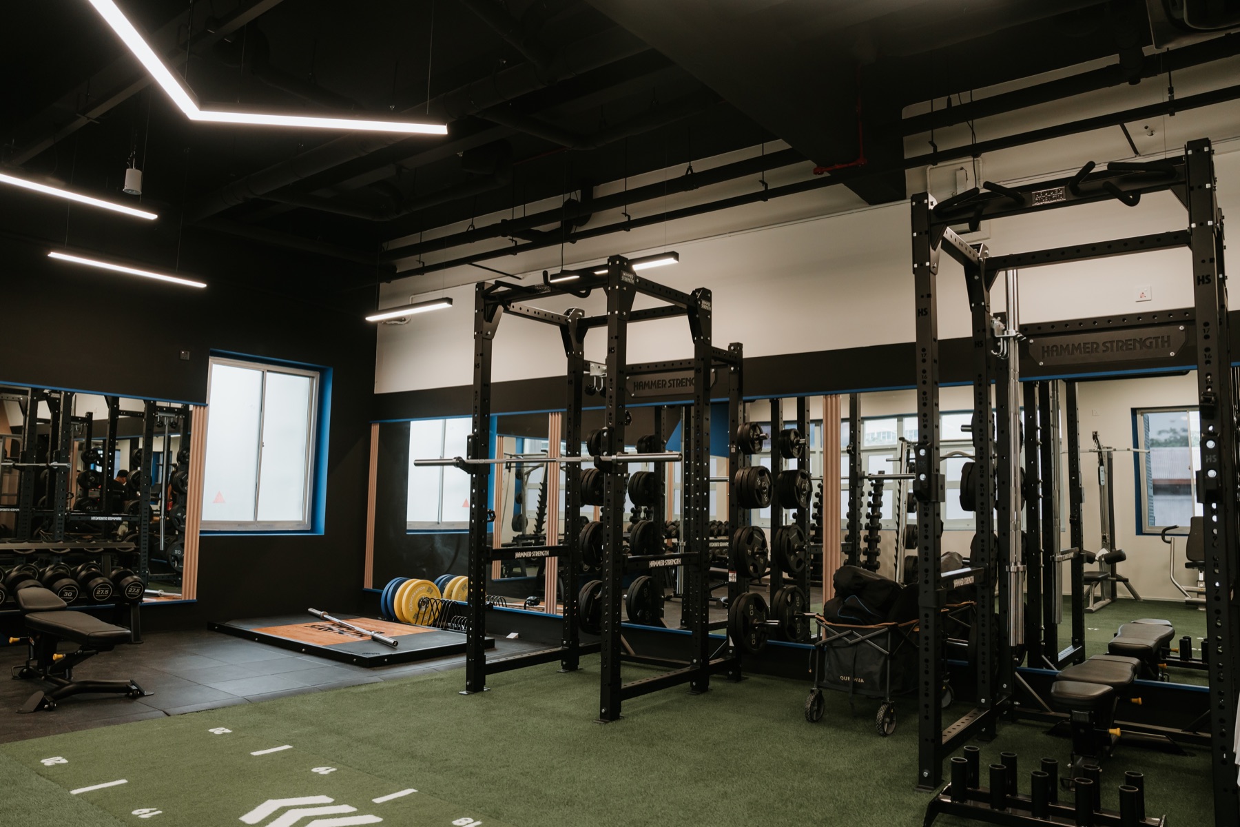 Strength training area inside Horizon Wellness Club